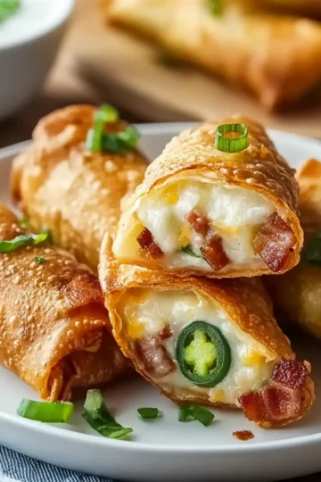 Bacon Jalapeño Popper Eggrolls