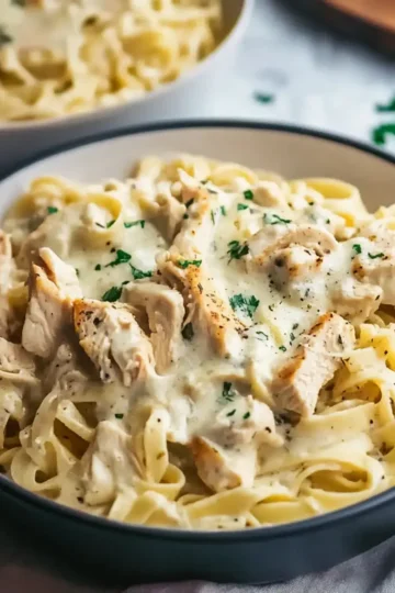 Crock Pot Chicken Alfredo
