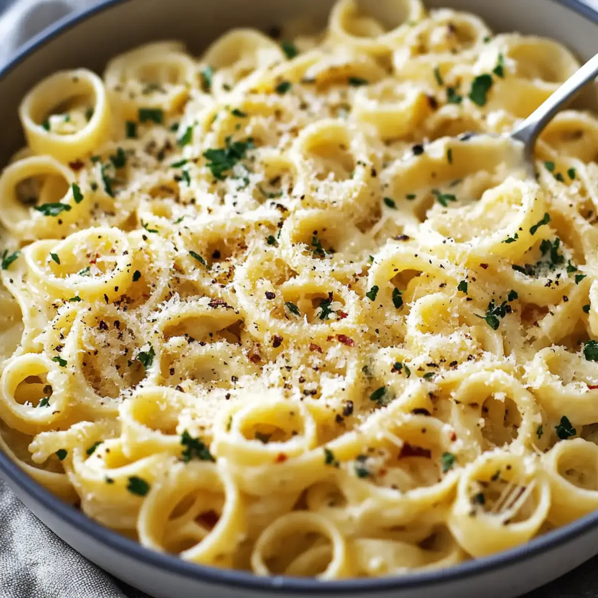 One Pot Garlic Butter Pasta