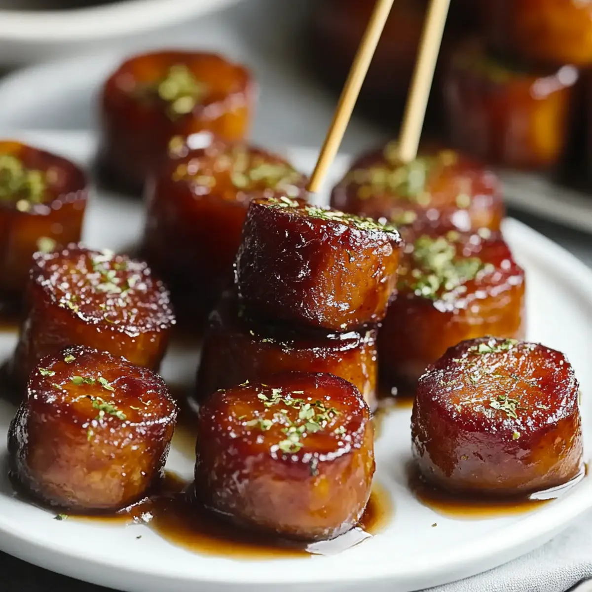 Candied Kielbasa Bites