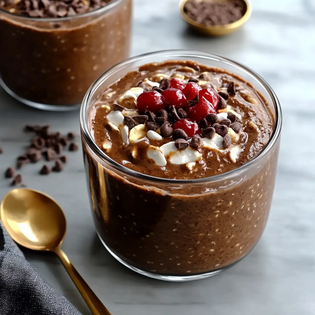 Brownie Batter Overnight Oats