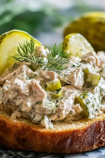 Dill Pickle Chicken Salad