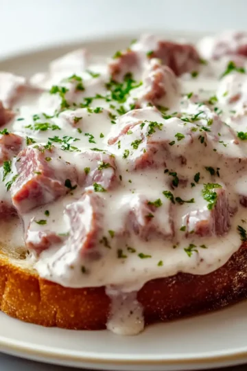 Creamed Chipped Beef on Toast