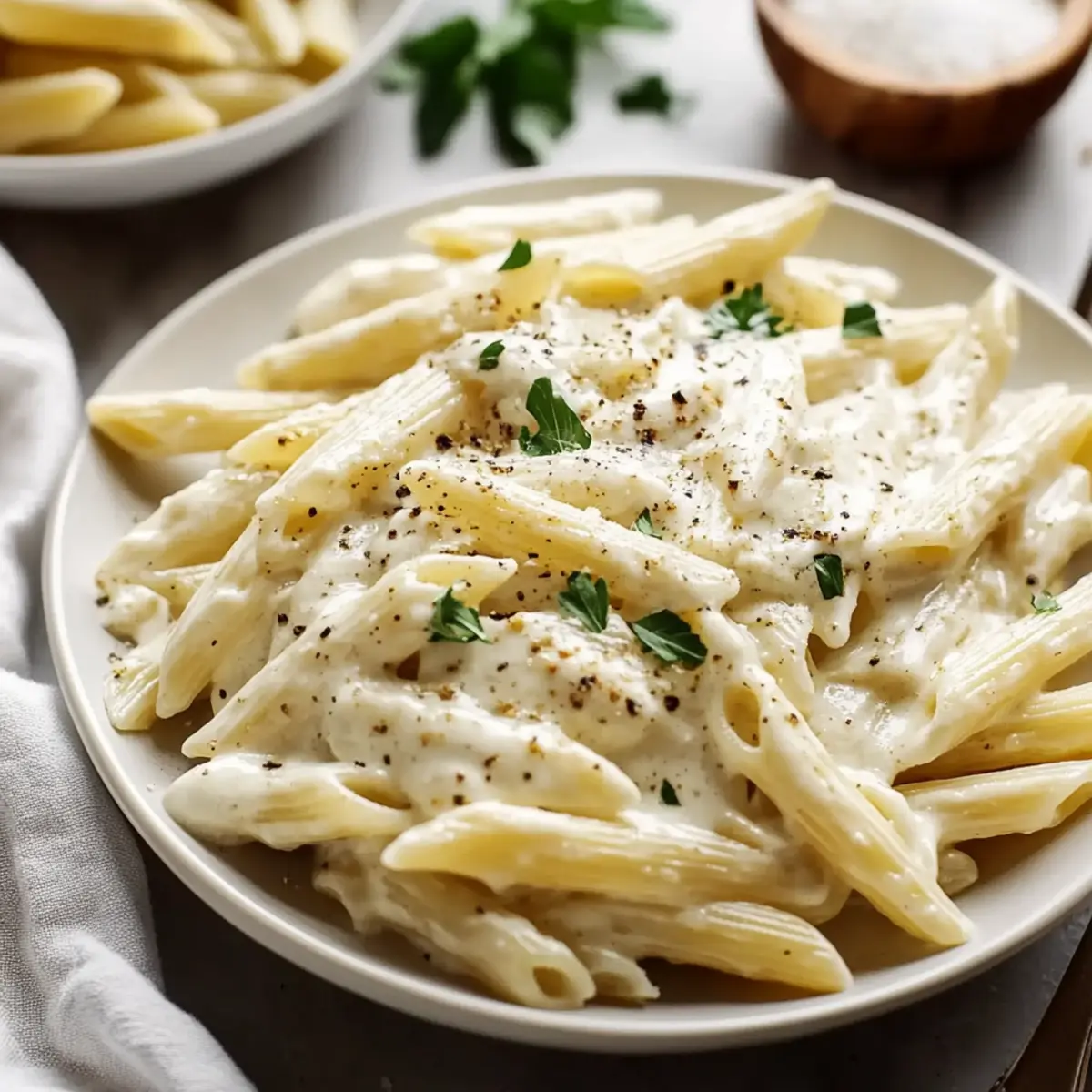 White Sauce Penne Pasta