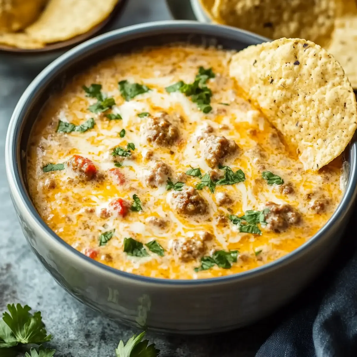 Easy Crock Pot Sausage Cheese Dip