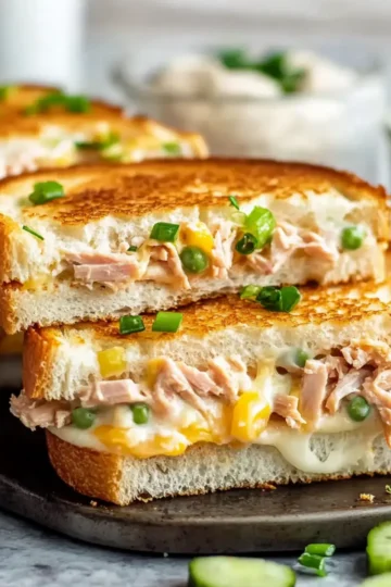 Sheet Pan Tuna Melts