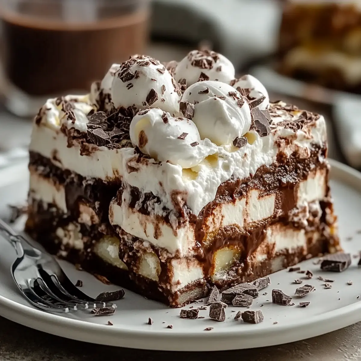 Hot Chocolate Lasagna