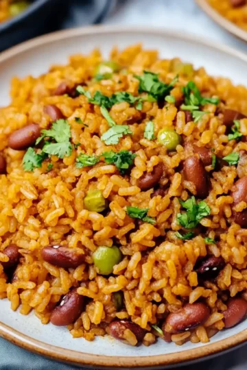 Mom's Authentic Puerto Rican Rice & Beans