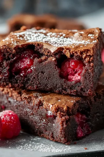 Raspberry Brownies