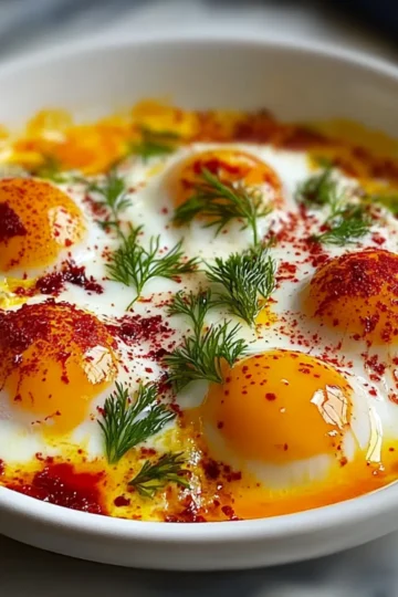 Turkish Eggs (Çılbır)