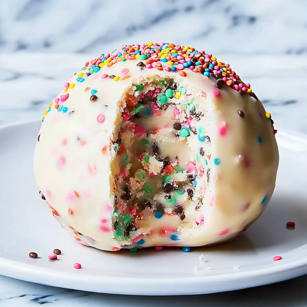 Confetti Cookie Dough Ball