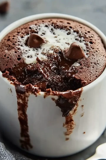 Microwave Brownie in a Mug