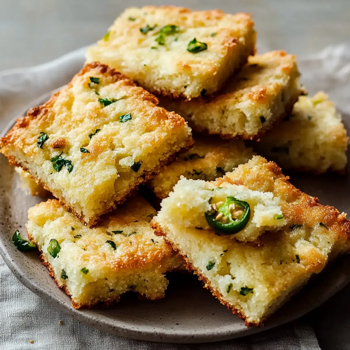 Cheesy Jalapeño Shortbread