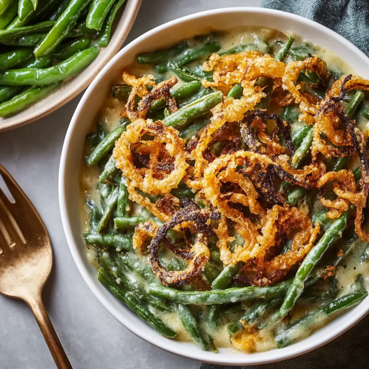 Homemade Healthy Green Bean Casserole