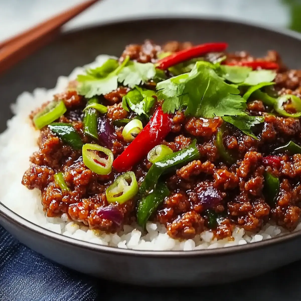 Vietnamese Caramelised Pork Mince Stir Fry