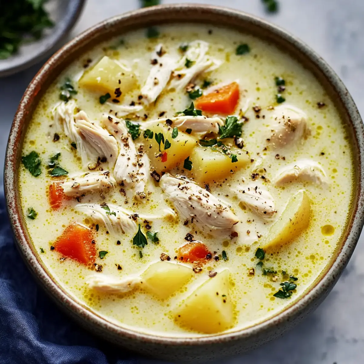 Creamy Chicken Soup with Potatoes