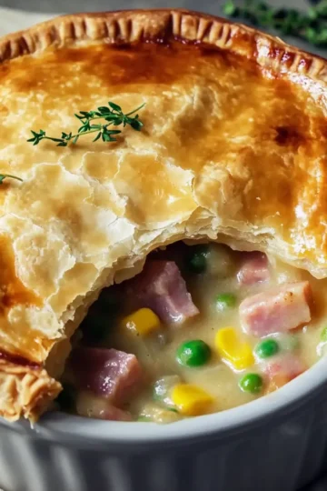 Leftover Ham Pot Pie