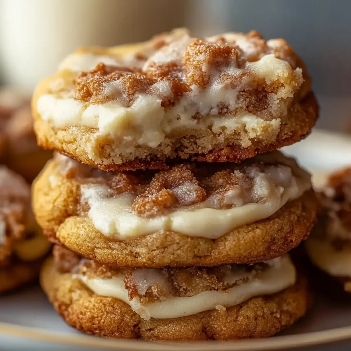 Apple Pie Cheesecake Cookies