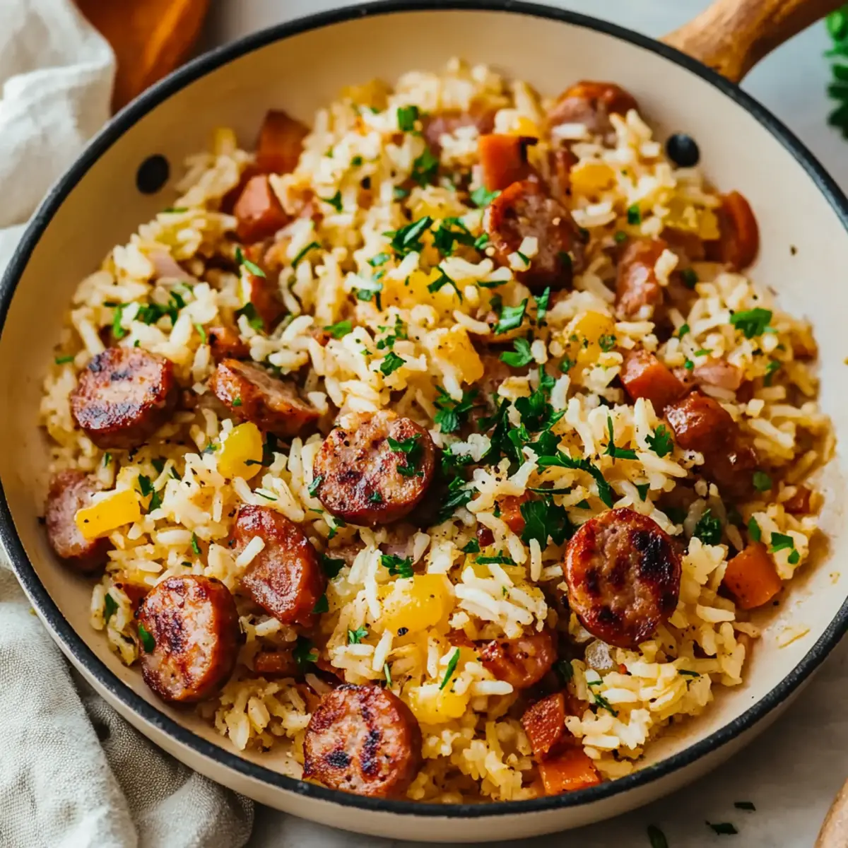Sausage and Rice Skillet