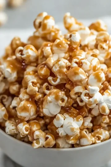 Gooey Marshmallow Caramel Popcorn