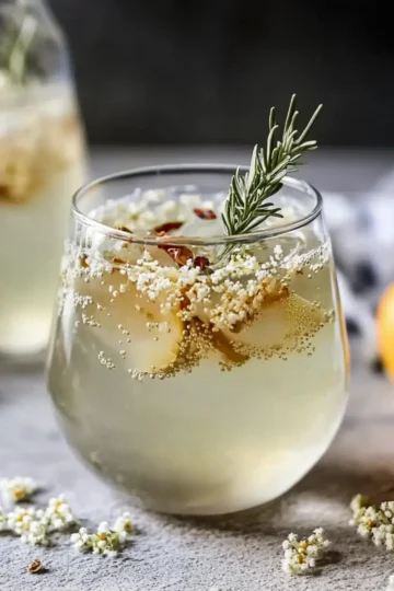 Elderflower Winter Mocktail
