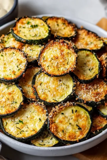 Crispy Baked Zucchini Chips