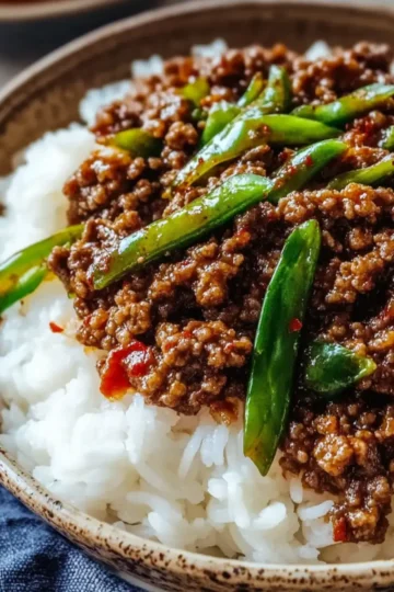 Sweet and Spicy Korean Ground Beef
