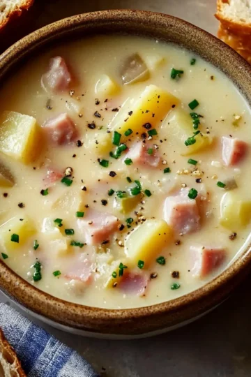 Creamy Potato and Ham Soup
