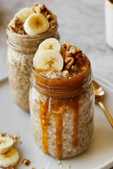 Banana Bread Overnight Oats