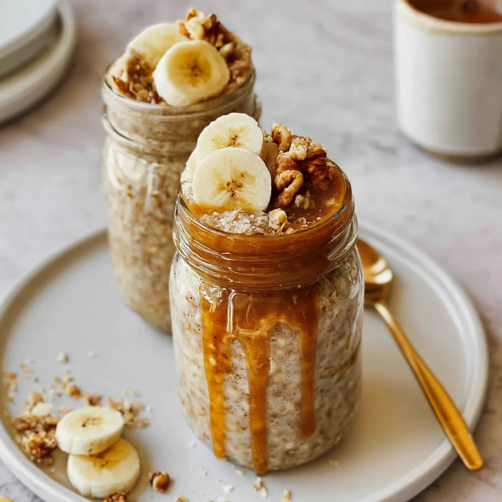 Banana Bread Overnight Oats