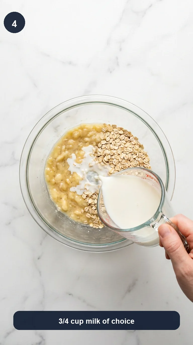 Banana Bread Overnight Oats step 4